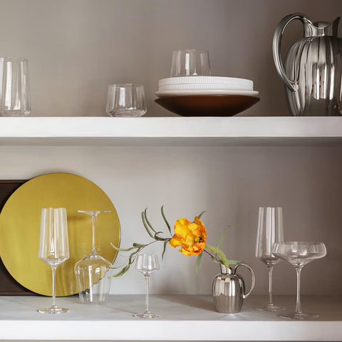 Georg Jensen Bernadotte Cocktail coupe glass, 2 pieces