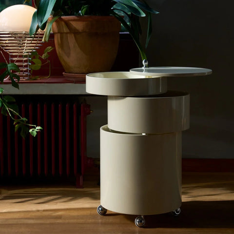 VERPAN Barboy Trolley, Glossy Creamy White