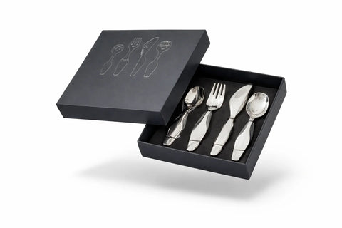 Georg Jensen ALFREDO The Twist Family, 4 pcs. Cutlery Set