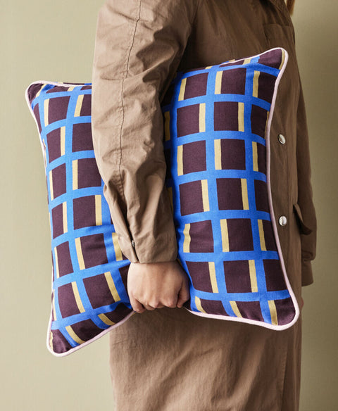 Agenda Cushion Blue/Multicolour