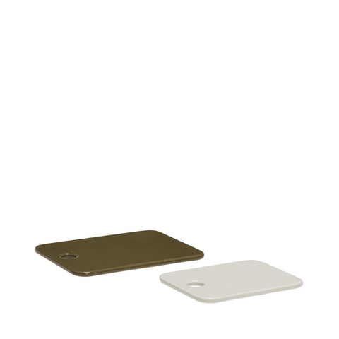 Amare Ceramic Boards Sand/Olive (set of 2)