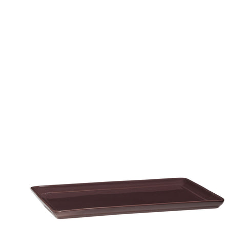 Amare Tray Burgundy/Red (set of 2)