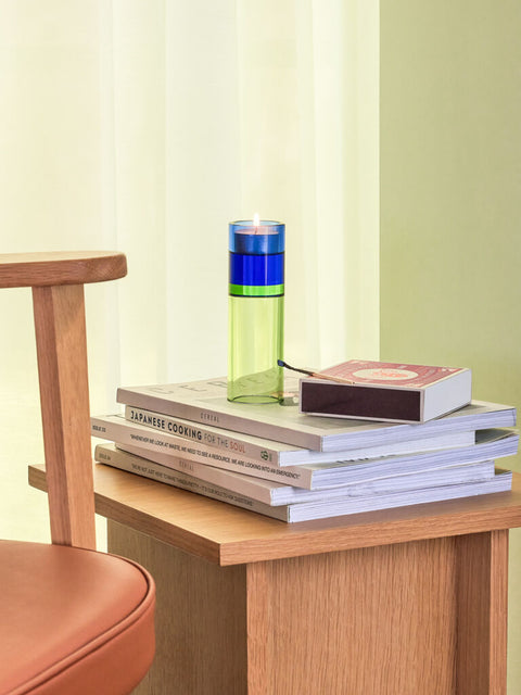 Astro Tealight Holder Green/Blue