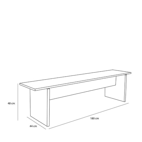 Baenk Bench Natural