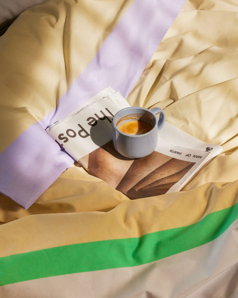 Block Bed Linen 60/200 Beige/Multicolour