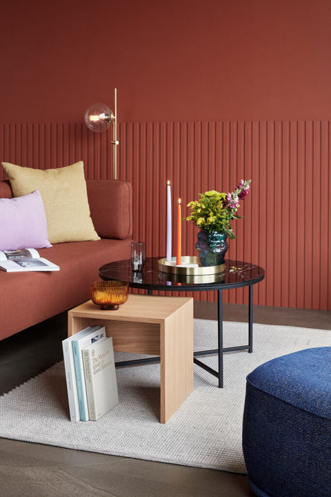 Blues Pouffe Blue