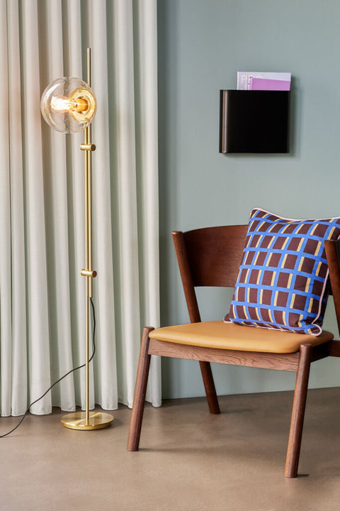 Bubble Floor Lamp Brass