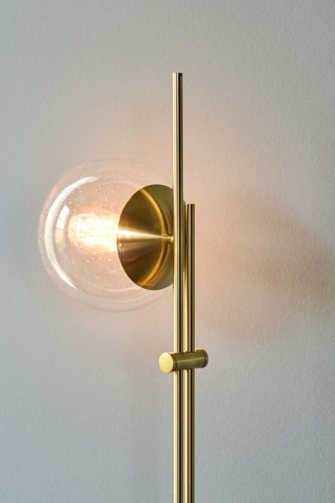Bubble Floor Lamp Brass