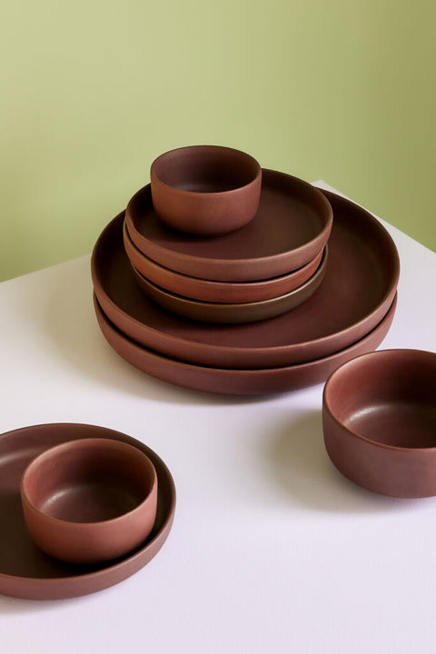 Clay Bowls Brown (set of 2)