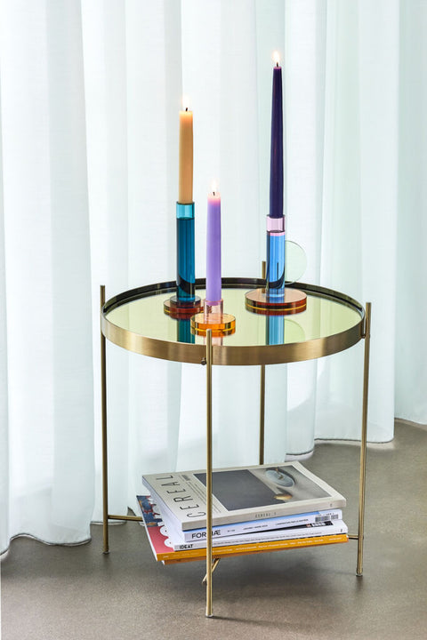 Comet Candleholder Blue (set of 2)