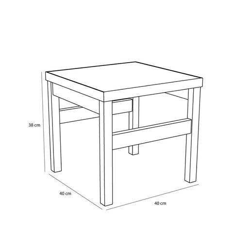 Confetti Side Table Multicolour