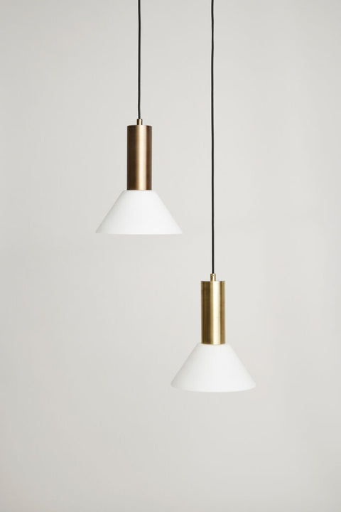 Contrast Pendant Burnished brass
