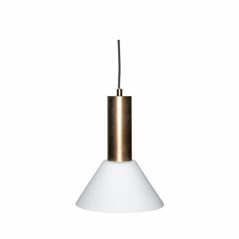 Contrast Pendant Burnished brass