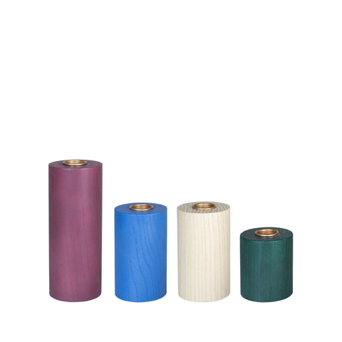 Crayon Candleholder Multicolour (set of 4)