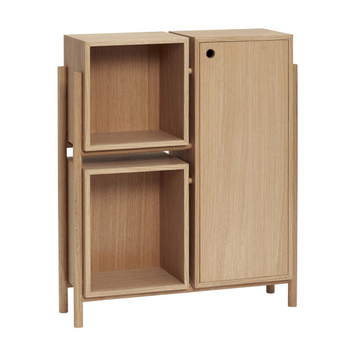 Cube Console Table Natural