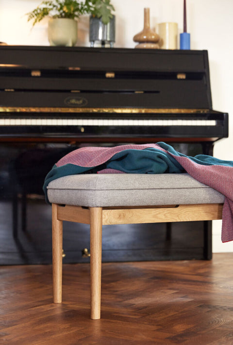 Cuddle Plaid Petrol/Burgundy