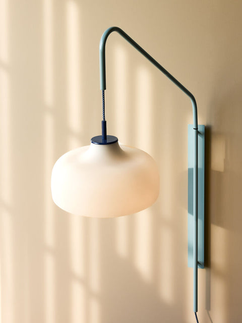 Current Wall Lamp Light blue