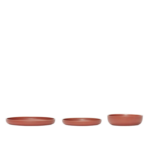 Dawn Bowls Red (set of 3)