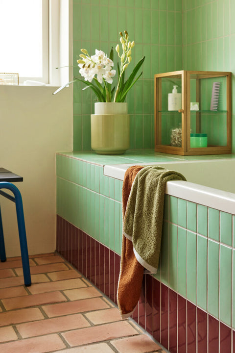 Deux Pots Light green/Sand (set of 2)