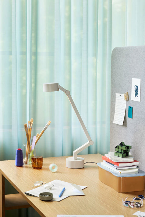 District Storage Tray Round Light grey