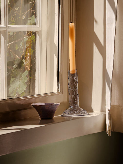 Doodle Candleholder Blue