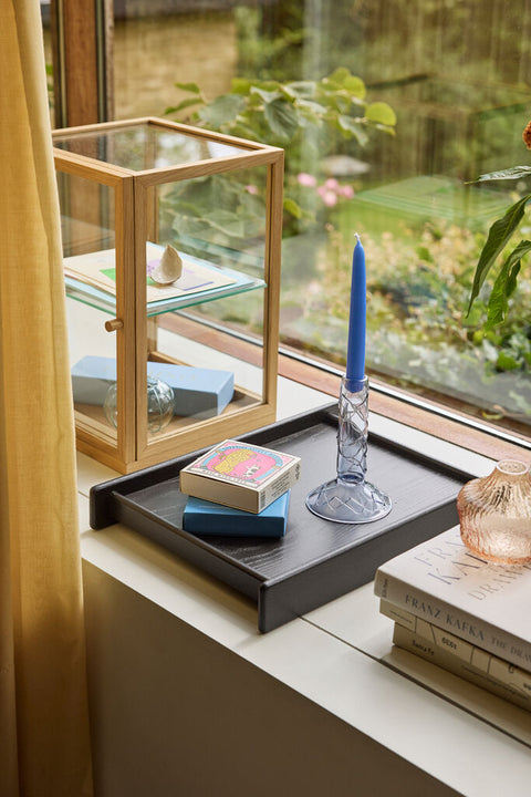 Doodle Candleholder Clear