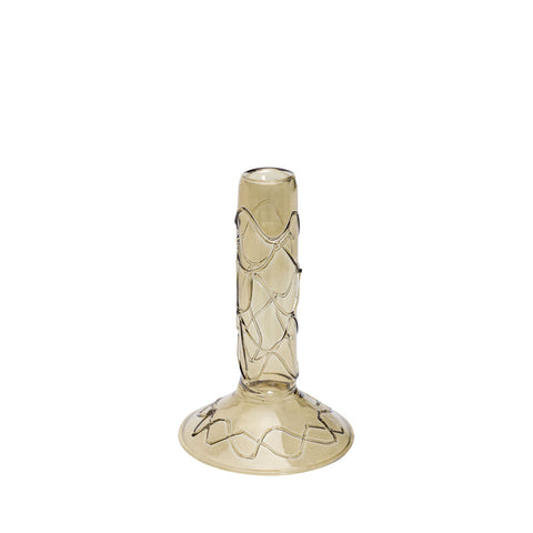 Doodle Candleholder Olive