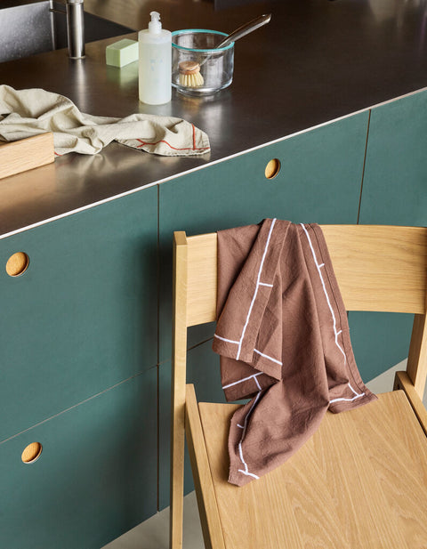 Easypeasy Tea Towel Beige/Red