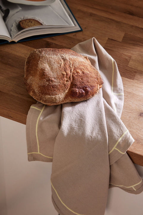 Easypeasy Tea Towel Sand/Yellow
