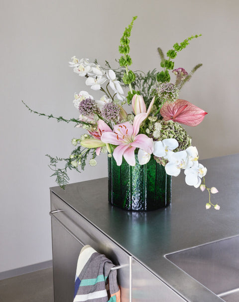 Emerald Vase Green