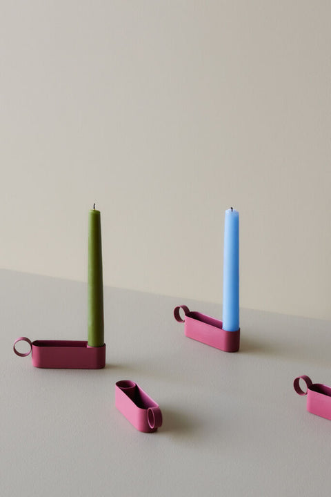 Emosh Candlestick Burgundy
