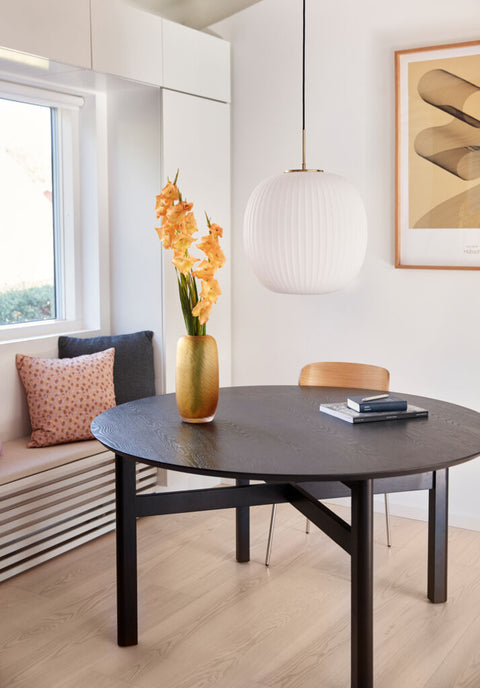 Fjord Dining Table Round Large Black