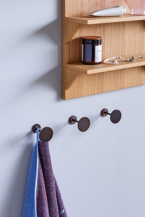 Flare Hook Burnished brass