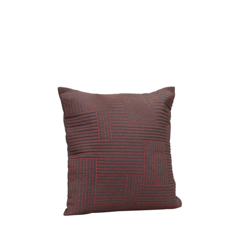 Floy Cushion Brown/Red