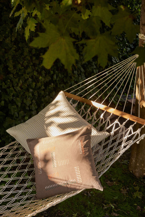 Floy Cushion Sand/Yellow