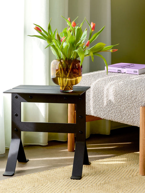 Fold Side Table Black
