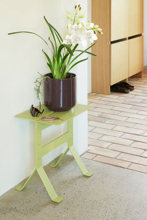 Fold Side Table Light green