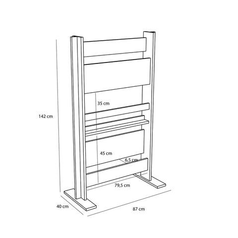 Forma Magazine Holder/Partition Natural