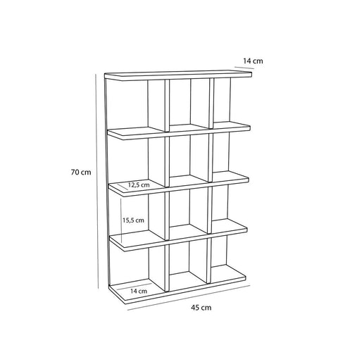 Galaxy Shelf Turquiose/Blue/Grey