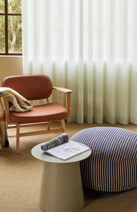 Haze Lounge Chair Brown/Natural