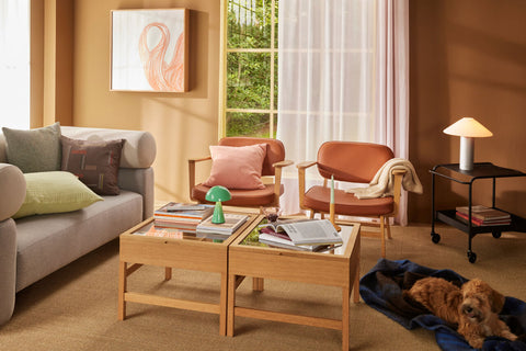 Haze Lounge Chair Brown/Natural