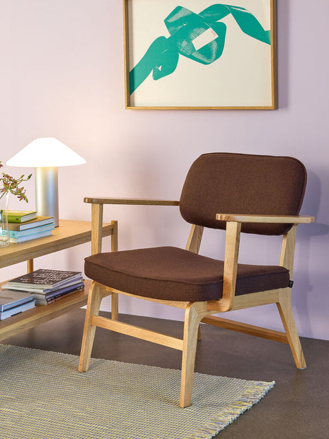 Haze Lounge Chair Dark Brown