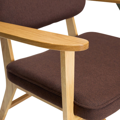 Haze Lounge Chair Dark Brown