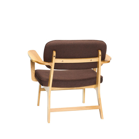 Haze Lounge Chair Dark Brown