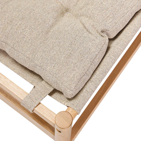 Heritage Armchair/Footstool Natural/Beige