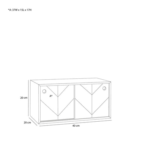 Herringbone Shelf Natural