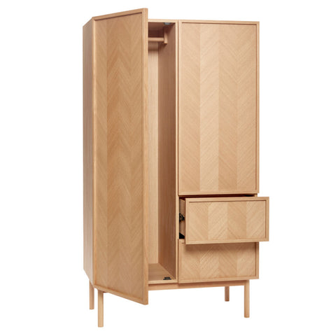 Herringbone Wardrobe Large Natural