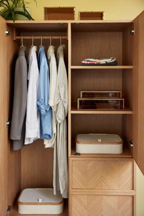Herringbone Wardrobe Large Natural