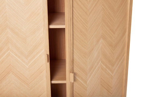 Herringbone Wardrobe Medium Natural