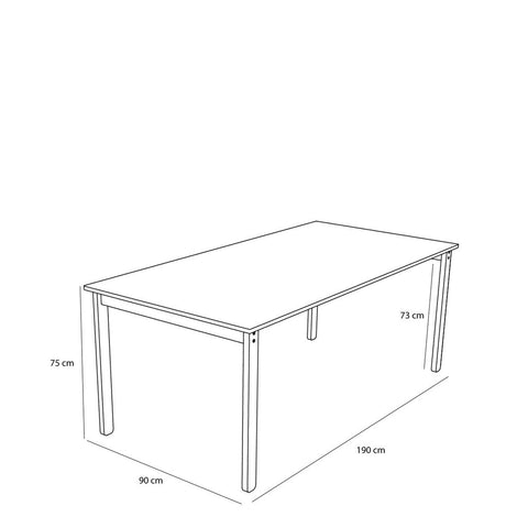 Hock Dining Table Black